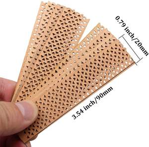 Mèche en <span class=keywords><strong>bois</strong></span> de 20mm de largeur * 90mm, mèche de bougie en <span class=keywords><strong>bois</strong></span> au Design carré - Product Image 1