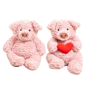 Soft OEM ODM Manufacturer Maker Custom Plush Pig Doll Toy Lovely Pig Stuffed Doll Soft Pillow Plush Toy