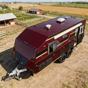 Caravana Todoterreno de Doble Eje para Campamentos de Larga Distancia, Precio de Fábrica, Gran Venta - Product Image 1