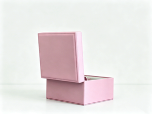 Leather Jewelry <strong>Case</strong> with Fingerprint Lock Drawer Wrap Premium Leather for Heirloom Makeup <strong>Vanity</strong> Storage - Product Image 3