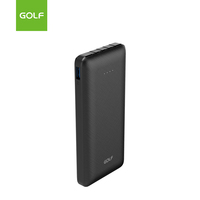 Banques d'alimentation à câble intégré LED Banque de chargeur de téléphone intelligent de type C Banque d'alimentation à charge rapide 10000mah avec câble