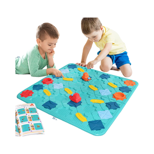 Jeu de société éducatif pour enfants Antenger : Constructeur de routes logique, puzzle de dessin animé, labyrinthe, jouet d'entraînement à la réflexion, jeu de perles en plastique 2-4 ans - Product Image 4