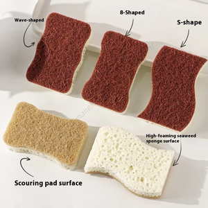 Esponja de Cocina al por Mayor, Cepillo de Limpieza Ecológico para el Hogar, Pulpa de Madera de Sisal, Celulosa, Almohadilla de Limpieza de Alta Espuma - Product Image 1