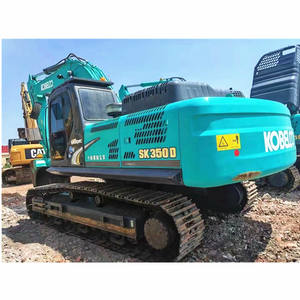 Excavatrice sur chenilles d'occasion en bon état Kobelco Sk350 d'occasion du Japon, excavatrice de terrassement Sk 350 Sk350D à bas prix - Product Image 3