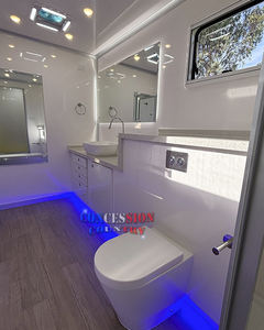 Remorque pour chambre simple avec <span class=keywords><strong>douche</strong></span> Remorque de luxe portable pour <span class=keywords><strong>douche</strong></span> et toilettes facile à déplacer - Product Image 5