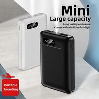 Chargeur portable mini 10000/6000 mAh avec logo personnalisé, kit de charge sans batterie (étui + carte mère)