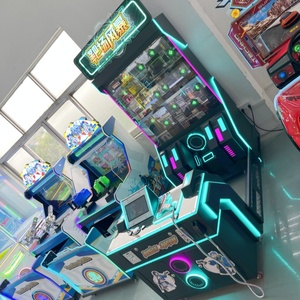 Máy bắn súng giả lập laser hoạt động bằng đồng xu cho phép năm người chơi cạnh tranh trực tuyến đồng thời trong các trò chơi bắn súng - Product Image 4