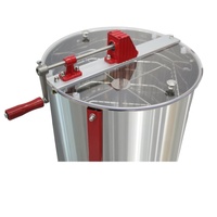 Extracteur de miel manuel 4 cadres en acier inoxydable de qualité supérieure – Outil d'apiculture