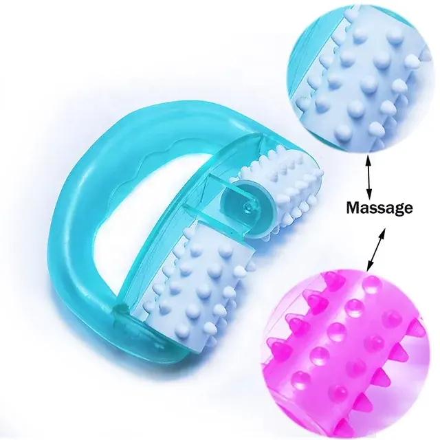 Various Specifications Hand Manual Roller Mini Massage Tool Claw Head Scratcher Plastic Handheld Scalp Massager for Body or Face
