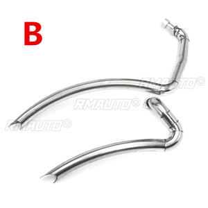 Système d'échappement complet avec silencieux pour moto Yamaha XV535 XV 535 VIRAGO XV400 XV 400 VIRAGO 1988-2004 - Product Image 3