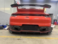 Pour Porsche 992 911 4S Edition fibre de carbone diffuseur avant arrière jupe latérale Kit de carrosserie pour la mise à niveau de Modification du modèle X