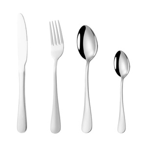 ชุดช้อนส้อมสแตนเลสชุบทอง 24 ชิ้น สำหรับแจก - ชุดช้อนสไตล์ร่วมสมัย - Product Image 2