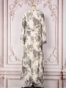 Abaya de luxe grande <span class=keywords><strong>taille</strong></span> en polyester antistatique respirante à manches longues élégante pour <span class=keywords><strong>femme</strong></span>, ornée de strass, style arabe moyen-oriental, pour mariage et Aïd - Product Image 4
