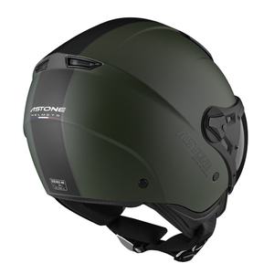 Cascos ASTONE de Alta Calidad, Material ABS, Casco Abierto Unisex para Motocicleta para las Cuatro Estaciones, Modelo Verde Mate J6, Tallas XS-2XL en Oferta - Product Image 3