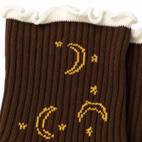 Chaussettes de yoga et de pilates pour femmes, à volants, antidérapantes, en tricot, avec détail de revers, pour le fitness et la danse