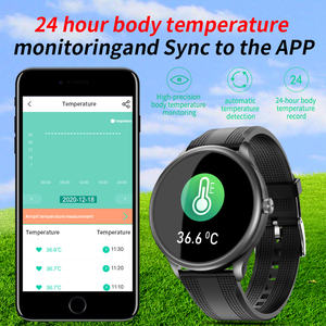 Newest Health Medical <b>Smartwatch</b> Nodic 52832 PPG + <b>ECG</b> Body Temperature Report BT Calling Music Play Smart Watch With AI - Product Image 4