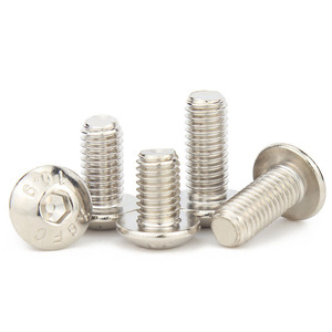 Carbon Steel Pan Head Hex Screws M1.6 M2 M3 M4 M5 M8 Class 10.9 Metric ISO7380 Standard Thread - Product Image 1