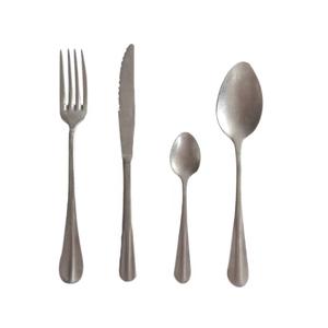 Rétro faire vieux 304 <span class=keywords><strong>couverts</strong></span> de cuisine en acier inoxydable ensemble de <span class=keywords><strong>couverts</strong></span> couteau à Steak fourchette cuillère ensemble fourchette à Dessert Vintage Restaurant <span class=keywords><strong>couverts</strong></span> - Product Image 5