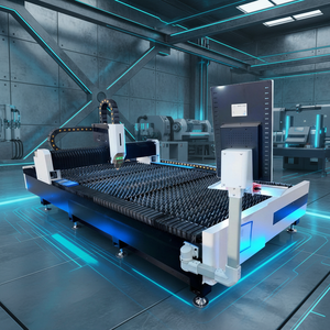 Compact Fiber Laser Cutting <b>Machine</b> Most Sold Plate Small Table Water-Cooled High-Accuracy 3-Axis New AI BMP PLT - Product Image 1