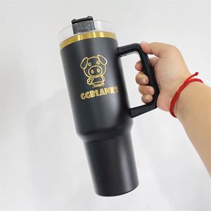 Wholesale <b>Bulk</b> Double Walled 40oz Tumbler Stainless Steel Laser Engraving Powder Coated Copper Tumbler - Product Image 5