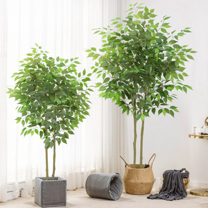 ต้นไม้ต้นไทรขนาดเล็กที่สามารถถอดออกได้สำหรับตกแต่งบ้านห้างสรรพสินค้าร้านอาหารและโรงแรมขนาดใหญ่ - Product Image 2
