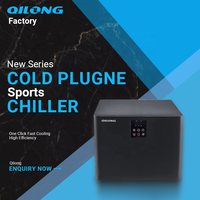 Qilong Best 1/3hp télécommande automatique bain de glace sauna refroidisseur froid plongée remorque baignoire équipement de réfrigération énergie