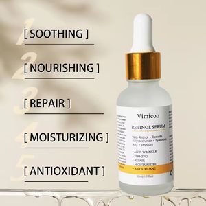 Sérum Visage Anti-Âge OEM ODM au Rétinol et Vitamine E, Éclaircissant et Raffermissant, <span class=keywords><strong>Produits</strong></span> <span class=keywords><strong>Cosmétiques</strong></span> Vimicoo, Essence Faciale Bio - Product Image 2