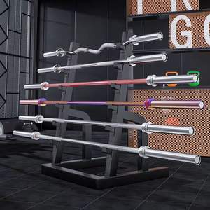 Toptan Dambıl Halter Seti Gümüş Çelik Kavisli Düz Kaymaz Unisex Bench Press Fitness Ekipmanı - Product Image 1