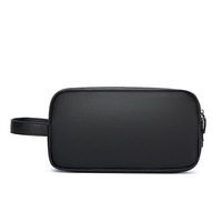 Pochette en PU Business-Casual pour Hommes avec Grande Capacité, Design Durable et Résistant à l'Eau, Doublure en Polyester - Idéale pour les Trajets Quotidien