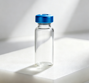 Botellas de vidrio borosilicato transparente con tapa de aluminio azul, frascos de vidrio pequeños y herméticos para regalos y muestras de mercancía pequeña - Product Image 4