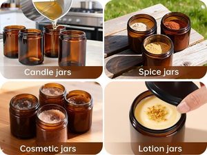 Stock 100ml & 250ml Tea Scented Colored Glass Candle Cup & <b>Jar</b> <b>Empty</b> Bottles Frosted Candle Stand Christmas Modern - Product Image 2