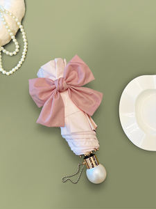 <span class=keywords><strong>Ombrello</strong></span> Pieghevole di Lusso Personalizzato con Logo, Stile Perla, 21 Pollici, 3 Sezioni, per Ragazze - Product Image 5