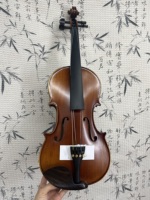 Sinomusik Brand High Quality String Instrument Handmade Red Brown Ebony Fittings Carved Spruce Top Flame Maple Advanced Violin