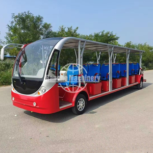 Autobús Eléctrico Turístico de 14 Plazas Hecho en China con Batería de Plomo-Ácido, Velocidad Máxima de 60 km/h, para Uso Turístico en Aeropuertos - Product Image 1