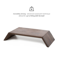 Présentoir d'ordinateur chaud étagère de bureau en bois massif Support bureau à domicile cadeau accessoires de bureau support de moniteur en bois véritable support de montage