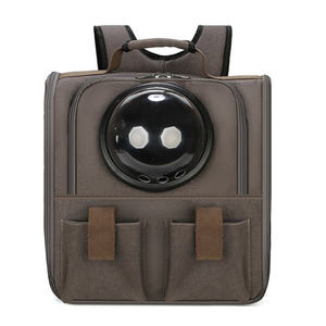 Hot Sale Custom Portable Breathable Small <b>Pet</b> <b>Backpack</b> Comfortable Outdoor Travel with Transparent Capsule for Cat <b>Pet</b> <b>Carriers</b> - Product Image 3