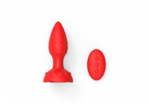Erschwing liche Anal Plug OEM Fern gesteuerte Vibratoren Hausgemachte Rose Form Anal Clitoris Butt Plug Sexspielzeug für Frauen - Product Image 4
