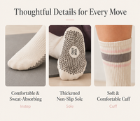 Chaussettes de yoga personnalisées en jacquard avec logo, respirantes, antidérapantes, en coton de haute qualité, pour le Pilates et le fitness, pour femmes, printemps