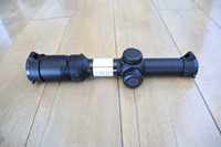 Optique tactique 1-6x24 SFP en alliage d'aluminium, lunette de chasse à deuxième plan focal, entièrement multicouche, base de montage de 30 mm, LPVO compact
