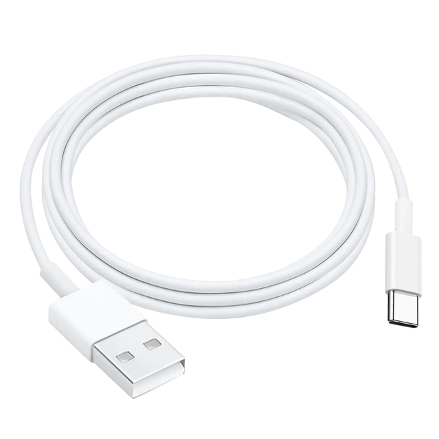 OEM 1M USB-C to USB-A Cable 2.1A Fast Charging TPE Material White for Mobile Phones & PCs CE RoHS Bulk Order Available