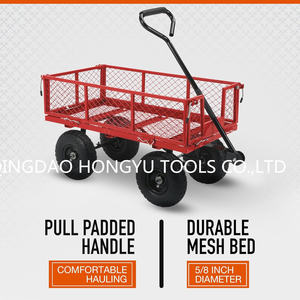 Chariot de jardin en acier robuste de 400lb avec chariot à outils de capacité de charge de 300kg - Product Image 2