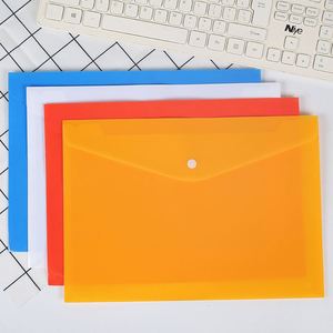 Xx845 Pp Plastic <b>A4</b> Size Paper Cover <b>Folder</b> Zipper Bags Letter Style File <b>Document</b> Bag - Product Image 2