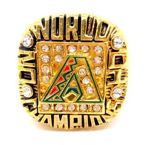 Bague pour homme en alliage plaqué or rose, championnat des Diamondbacks d'Arizona 2001, cadeau d'anniversaire, souvenir, collection - Product Image 1