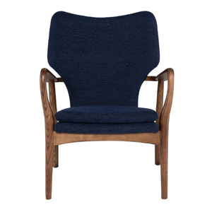 Sofisticación y comodidad moderna con asiento acolchado de lana y silla de salón con respaldo tapizado para contornear PTK, silla ocasional - Product Image 2