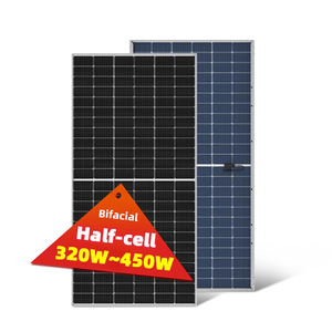 แผงโซลาร์เซลล์แบบโมโนคริสตัลไลน์ PERC ระดับมืออาชีพ 625W-720W กระจกสองชั้นแบบฮาล์ฟเซลล์  สองหน้า ประสิทธิภาพสูง ลดราคา - Product Image 1