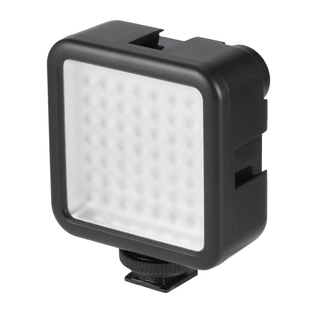 HOT Mini Portable LED Video Light 5W 5600K 49pcs Vlog Fill Light for 1/4 Inch Screw Hole Camera Tripod for YouTube