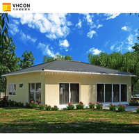 Villa de luxe préfabriquée en acier léger LGS, construction permanente, maisons préfabriquées avec certification européenne norme EN