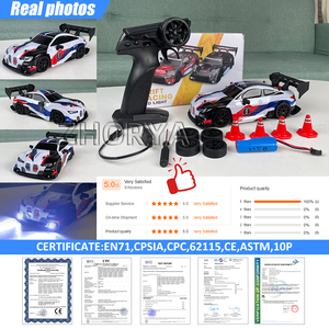 Zhorya 1:24 tốc độ cao <span class=keywords><strong>RC</strong></span> drift xe 2.4GHz điều khiển từ xa đèn LED TPR trôi lốp xe cho trong nhà và ngoài trời vui vẻ - Product Image 5