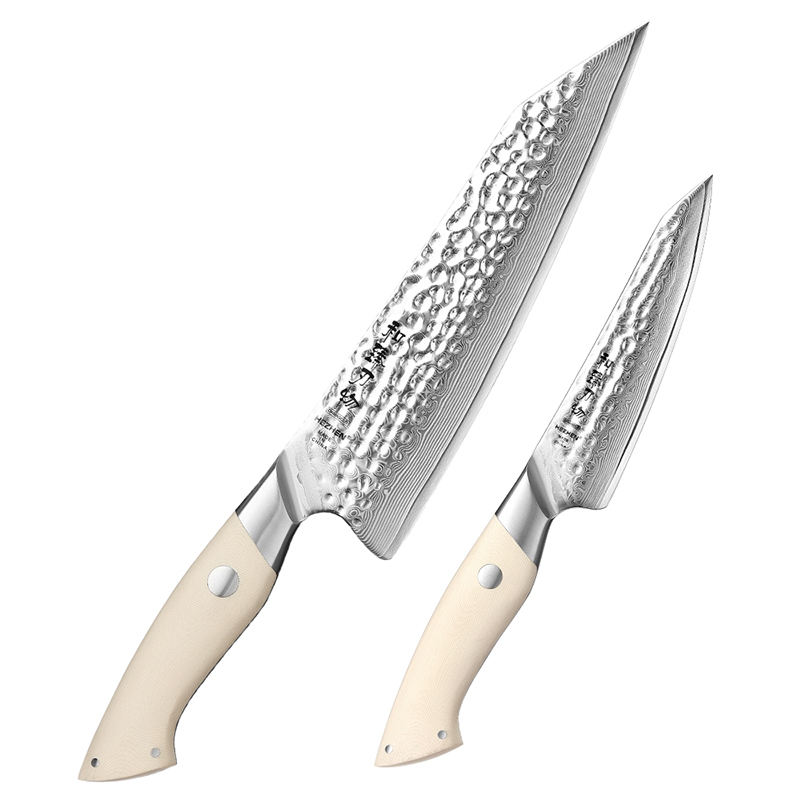 Duo Épure — 2 couteaux Chef & Utilitaire — présentation