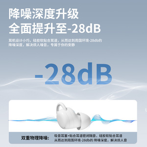 TWS Earphones Wireless <b>Bluetooth</b> Noise Cancelling Digital Display Touch Control Type C Charging Mini Sleep Comfortable Fit - Product Image 5